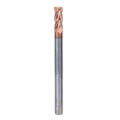 Pikkukuva 2 / 2: 4 mm:n 4-urainen nano-pinnoitettu spiraali-päätymylly volframiterästä CNC-jyrsintätyökalu (1 kpl)