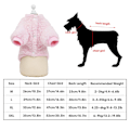Miniatyrbilde 4 av 5: Liten Hundegenser Katt Valp Vinter Varmt Jakke Kjæledyr Kaldt Vær Koselig Fleece Klær Søt Pullovergenser (Rosa)