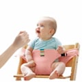 Miniatyrbillede 1 af 8: Foldbar Bærbar Spisebordsstol Sæde Sele Beskyttelsesbælte Spænde Bælte til Baby og Småbørn