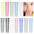 Miniatyrbillede 1 af 5: 12 sæt Kids Short Matte falske negle, 12 farver Short Square Full Cover falske negle til piger