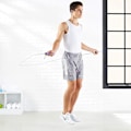 Miniatyrbilde 4 av 5: Justerbar lengde hoppetau for fitness, roterende grep-tape håndtak