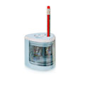 Miniatyrbilde 2 av 4: Elektrisk universalspisser for alle blyanter, fargeblyanter, eyeliner og voksfargestifter | Dobbel spisser for blyanter på 6-8 mm og 9-12 mm