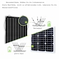 Miniatyrbild 4 av 6: SOLPERK Solar Panel Kit 50W 12V, Solar Batteri underhållsladdare underhållare + Uppgradering Vattentät Controller + Justerbart fäste för Båt Bil RV