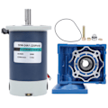 Miniatyrbillede 2 af 4: Ormgear Motor Rustfrit Stål 90W 2200 o/min XD5D90-24A121SRV-RV40 Reductionsforhold DC12V(7.5 )