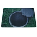 Miniatyrbillede 2 af 2: 3D-Printet Tæppe til Stue, Soveværelse, Gulvmåtter, Køkkenmåtter, Hjemmepynt 5# Græs Fælde