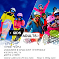Miniatyrbild 6 av 7: Skibriller, 2-pack, Snowboardglasögon för barn, pojkar & flickor, ungdomar, män & kvinnor, hjälmkompatibla med UV 400-skydd, vindbeständiga
