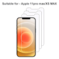 Miniatyrbillede 2 af 5: 3 stk. Hærdet glas iPhone 11 Pro Max Skærmbeskytter Transparent