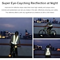 Miniatyrbillede 6 af 8: Reflekterende Vest Sikkerhedsudstyr Høj Synlighed & Fuld Justerbar med 2 Reflekterende Armbånd til Løb Jogging Cykling Gåture om Natten