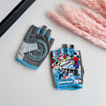 Miniatyrbild 4 av 5: Barnens halvfingerhandskar Fingerlösa cykelhandskar andas