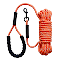 Miniatyrbilde 1 av 5: Lang line for hundetrening - Refleksjonsbånd i nylon, sjekktau for hunder på tur, camping