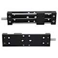 Miniatyrbilde 8 av 8: Skyveplattform X Dovetail Guide Lineær Bord med Girroterende Håndtak SP40A-DB95
