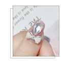 Miniatyrbild 4 av 6: 50 st Bowknot Nagel Legering Strass för Naglar Fluga Nagel Kristaller Naglar Juveler Strass Nagelkonst Stenar Set