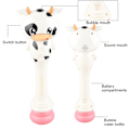 Miniatyrbild 6 av 8: Bubbelblåsare Svans Pojkar Flickor Småbarn Elektronisk Bubbelblåsande Leksak med Bubbelvätska Cow Electronic