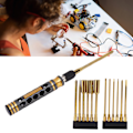 Miniatyrbild 1 av 8: Skruvmejsel Reparationsverktyg Trycktyp 12 i 1 Ergonomisk Hög Hållfasthet Multibit Skruvmejselverktygssats för RC Drone Bil