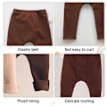 Miniatyrbilde 3 av 5: Baby Leggings Enkle Store Rumpebukser for Gutter og Jenter Høst og Vinterklær (Dyp Kaffe)