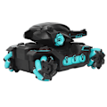 Miniatyrbilde 7 av 8: 2,4 GHz RC Tankbil 1000 stk Vannkule Sprøyting 360 Grader Roterende Fjernstyrt Lekebil
