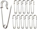 Large Safety Pins, 12 Pcs Large Safety Pins, 63 mm Extra Large