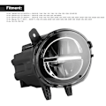Miniatyrbilde 4 av 8: Høyre Front Tåkelys LED Hodelykt Bil Lys 63177315560 Passer for F20 F22 F30 F35