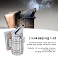 Miniatyrbillede 7 af 8: 6 stk./sæt Biavl Starter Kit Biavl Ryger Rammegreb Afkapningsgaffel Biavl Foderbørste Skraber Værktøjer