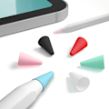 Pikkukuva 4 / 5: Silikonikärjet Apple Pencil 1./2. sukupolvelle - Liukumattomat, hiljaiset - 10 kpl