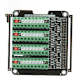 Miniatyrbild 3 av 8: Terminalblock Breakout Board LED-lampa 3.3V 3A Terminalblockmodul för RPi A+3A+B+2B 3B 3B+4B