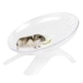 Miniatyrbilde 1 av 8: Hamster Flyvende Tallerken Stille Løpehjul for Gerbil Rotte Mus Pinnsvin Små Dyr