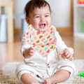 Miniatyrbild 4 av 5: Baby Bandana-Sjal Spottar 8-pack för Dreglande och Tandspottning, Superabsorberande Hypoallergena, Levande Färger för Flickor