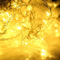 Miniatyrbillede 1 af 2: LED Lysstreng Stjerneformet Lampe Julebryllup Fest Vindue Dekoration med EU Stik Varmt Hvidt