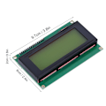 Miniatyrbillede 4 af 5: LCD-skærm Serial Interface Gul Baggrundsbelysning Bred Visningsstyringskort til R3 IIC/I2C 2004 Modul