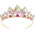 Miniatyrbilde 1 av 5: Krone Tiara for Kvinner Jenter Prinsesse Dronning Hodebånd for Kvinner Dekorasjon