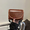 Miniatyrbillede 6 af 6: Crossbody-tasker til kvinder - Flap Saddle Taske-stil