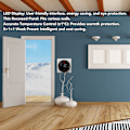 Miniatyrbild 4 av 8: Smart Termostat 1 Vecka Programmerbar LED-Display Sänkt Rektangulär Bas Digital Termostat AC95‑240V för Pannvärme System Svart