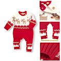 Miniatyrbillede 4 af 6: Baby Julerensdyr Trøje Toddler Reindeer Outfit Langærmet Tøj