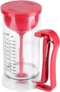 Elektrisk pannekakerøre-dispenser 1200ML Kakeblandingstrakt Måling