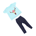 Miniatyrbild 8 av 8: Byxor Kortärmad Skjorta 18 tum Dockkläder Outfit Nyfödd Babydockor Kläder SetQD18-052