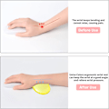 Miniatyrbillede 2 af 5: Ergonomisk silikone håndledsmusmåtte, transparent håndledsmåtte, hjerteformet gennemsigtig kølig håndpude