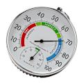 Miniatyrbild 5 av 5: Temperaturindikator,fuktighetsanalog indikator,termometer,hygrometer