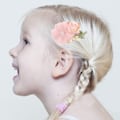 Miniatyrbilde 5 av 5: Blomsterhårklipp for jenter, 6 stk. blomsterhårtilbehør for baby, småbarn, tenåringsjenter, gaver, ulike stiler