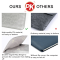 Miniatyrbillede 8 af 8: Laptop Sleeve Case Kompatibel med MacBook Dell, med Lille Taske, Kunstlæder Notebook Computer Liner Bag Beskyttende Holster