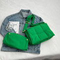 Miniatyrbild 2 av 6: Quiltad Tote Bag för Kvinnor Puffer Bag Quiltad Väska Puffer Axelväska Nylon Vadderad Vävd Handväska Designer Crossbody Dupes Kvinnor Dun Plånbok