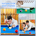 Pikkukuva 5 / 5: 3 Sormea Billiardihanskat Pool-tikkuhanskat Joustavat Näyttöampujat Pool Snooker Pelaajien Hanskat Kestävät Hengittävät Liukumattomat Pelihanskat