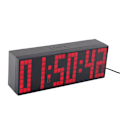Miniatyrbillede 7 af 8: Digital LED Skrivebordsvækkeur med Snooze-funktion, Timer, Termometer og Fjernbetjening