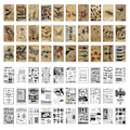 Pikkukuva 1 / 5: 120 scrapbook-tarviketta, vintage scrapbook-paperia, koristepaperia scrapbook-koristeluun ja päiväkirjan koristeluun