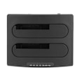 Miniatyrbild 4 av 8: Hårddiskläsare USB 3.0 till SATA I II III Dubbelfack Extern HDD Dockningsstation Offline Klonkopiering för 2,5 tum 3,5 tum HDD SSD EU-kontakt