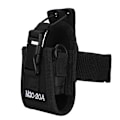 Miniatyrbillede 2 af 5: MSC-20A Holdbar Sort Nylon Armpakke Slidstærk Lommepose til Walkie Talkie