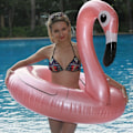 Miniatyrbilde 4 av 5: Oppblåsbar Flamingo Badeflåte for Bassengfest, Passer for Barn og Voksne