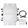 Miniatyrbillede 2 af 8: 1200W Solinverter Fotovoltaisk Mikro Distribueret Nettilsluttet Inverter Solenergi System til Hjemmet EU Stik 110‑240V