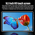 Miniatyrbild 8 av 8: 2-i-1 10,1 Tums surfplatta för Android 12 8-kärnig CPU 8 GB 256 GB 5G WiFi 4G samtalstablett med tangentbordsfodral 100‑240V Grå EU-kontakt