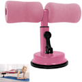 Miniatyrbild 1 av 8: Uppgraderad Sit Up-stång för Golv, Bärbar Justerbar Sit Up-utrustning, Sit Up-hjälpmedel med Stark Sugkopp för Hemmafitness för Bukmuskler