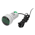 Miniatyrbillede 2 af 2: AC 50~380V Temperaturindikatorlys LED Digitalt Displayet Termometer -20~199℃(Grøn)
